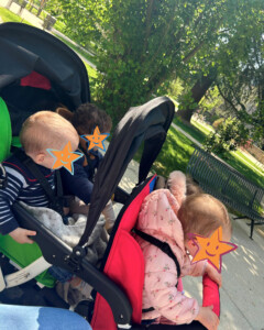 Enfants en balade