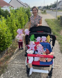 Promenade à l'extérieur à pieds ou en poussette